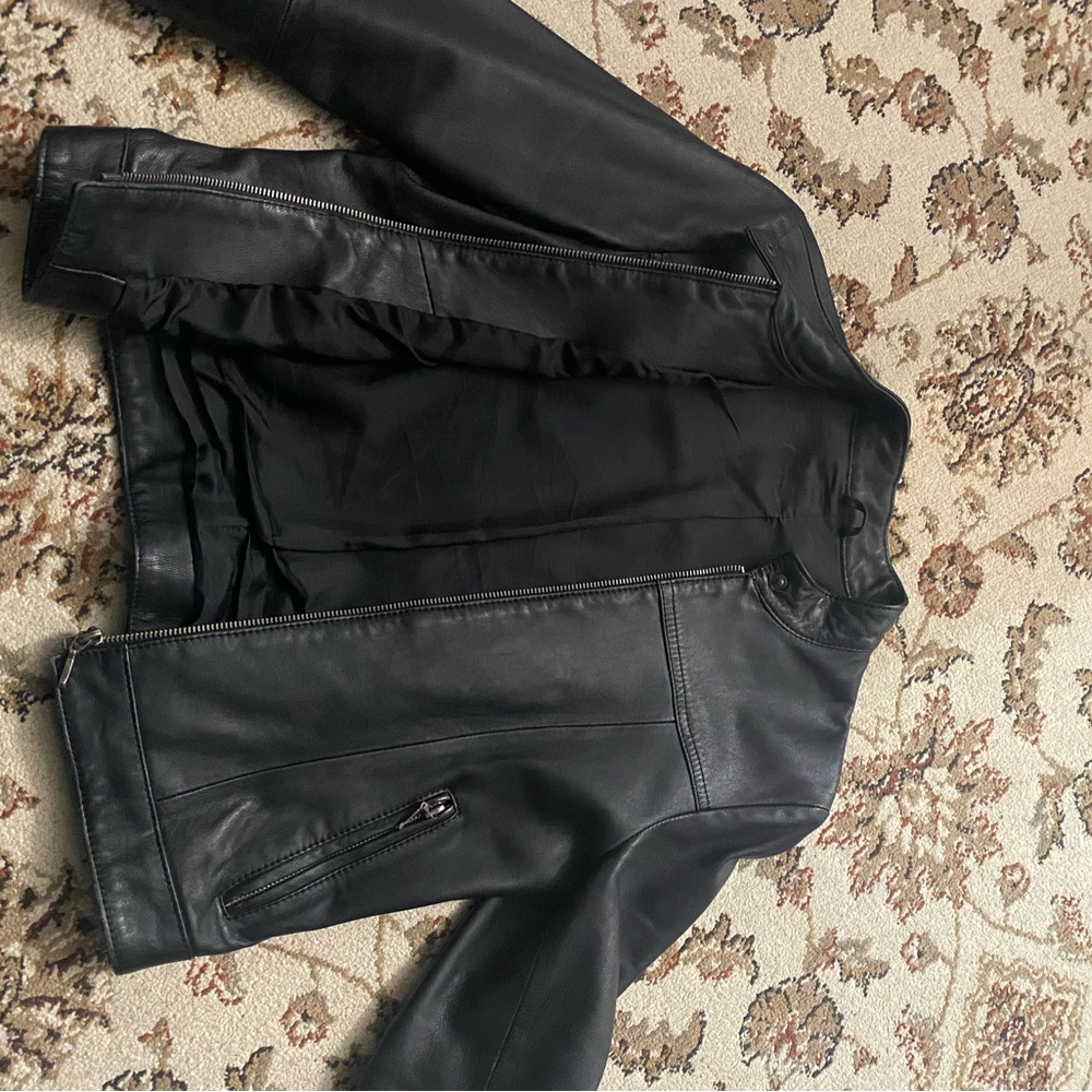 Black Leather Jacket - image 2
